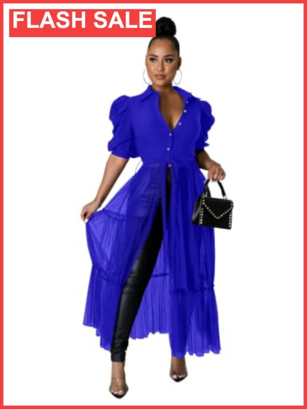 Sleeveless Ruffle Off Shoulder Asymmetrical Tunic Blouse Shirt Dress with Belt